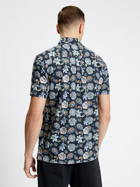Ben Sherman - Floral Print Shirt - Black 