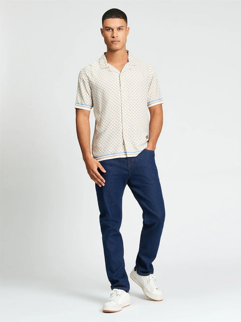 Ben Sherman - Geo Border Print Shirt - Sand