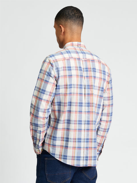 Ben Sherman - Irregular Check Shirt - Oyster White
