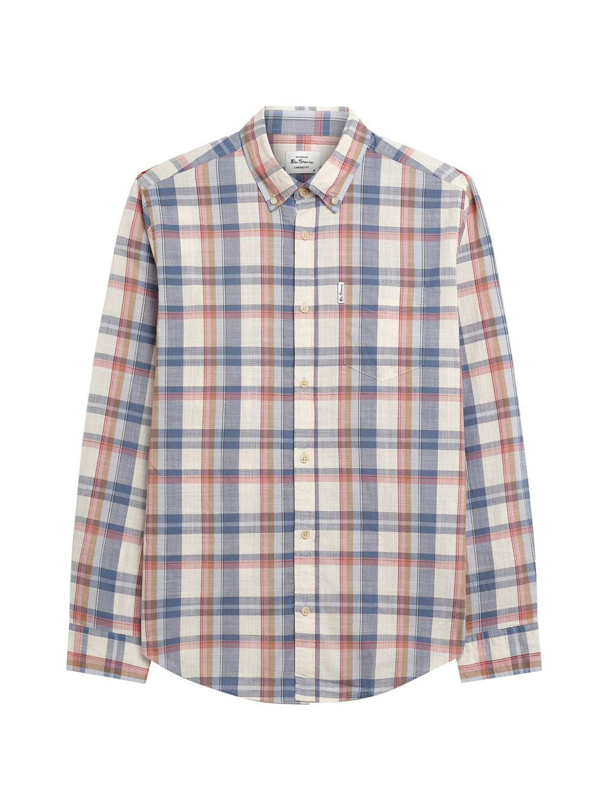 Ben Sherman - Irregular Check Shirt - Oyster White