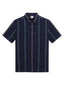 BENB1013449  - Ben Sherman - Seersucker Stripe Shirt - Dark Navy