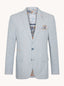 A Fish Named Fred - Linen Blazer - Stripe - Blue & White