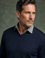 Ansett Clothing - Fine Weight Merino Wool V-Neck Pullover - Navy