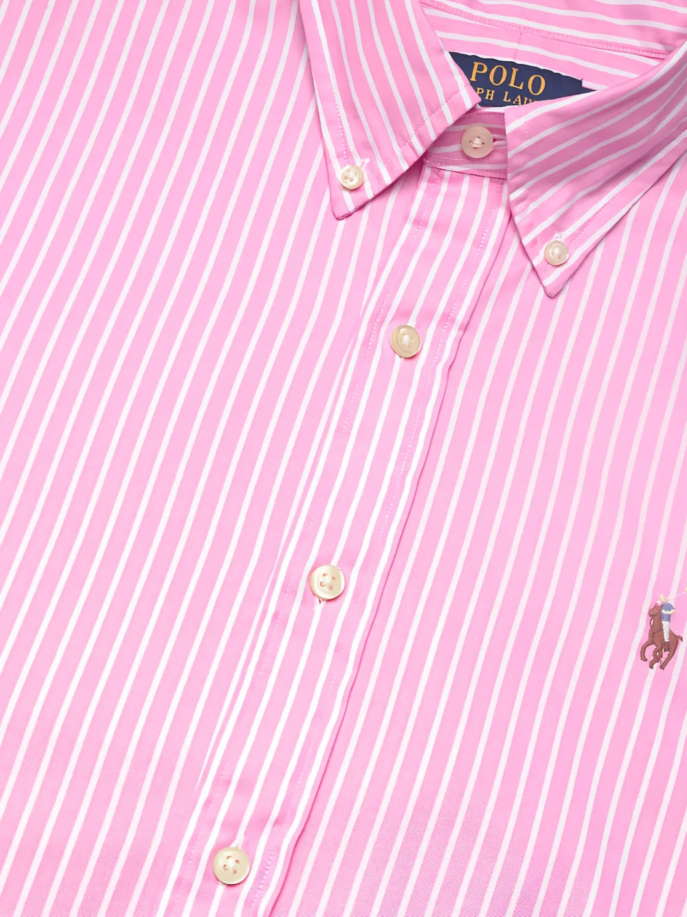 Polo Ralph Lauren - Cotton Shirt - Stripe - Pink & White