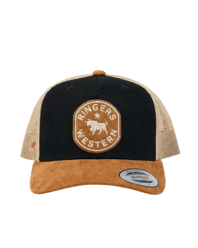 Ringers Western - Outback Hide Roadhouse Trucker Cap - Black/Dusty Blue