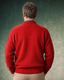 Ansett Clothing - Pure Wool Crew Neck Jumper - Berry