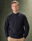 Ansett Clothing - Pure Wool Crew Neck Jumper - Navy