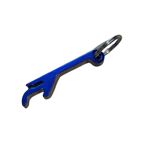 Bottle Opener Keyring - Blue