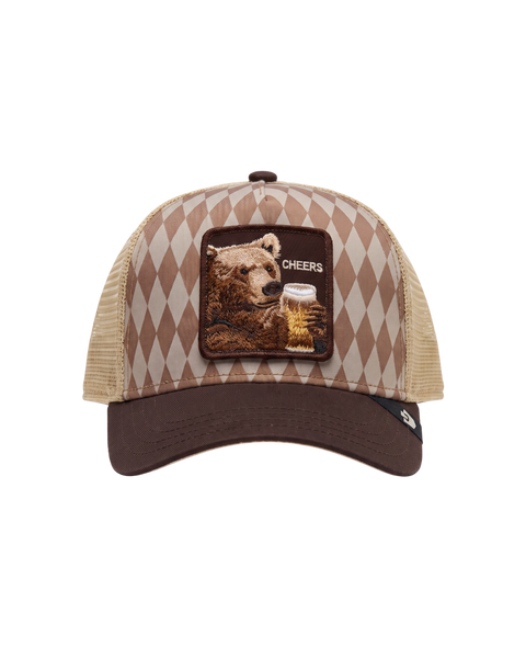 Goorin - Animal Trucker Cap - Cheers - Brown/Beige