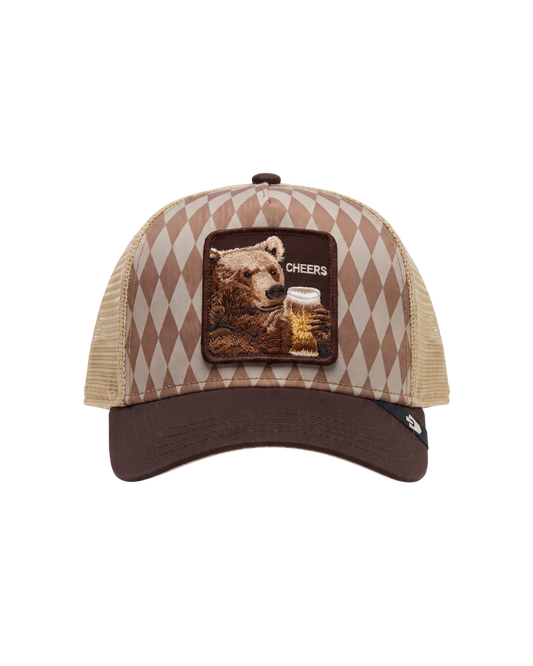 Goorin - Animal Trucker Cap - Cheers - Brown/Beige
