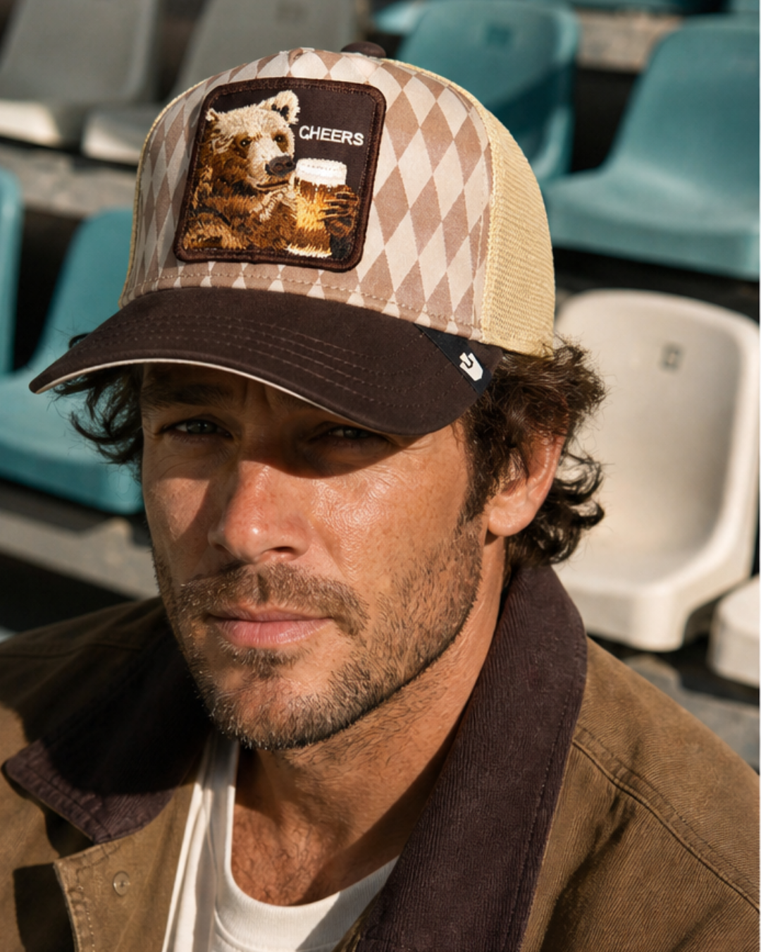 Goorin - Animal Trucker Cap - Cheers - Brown/Beige