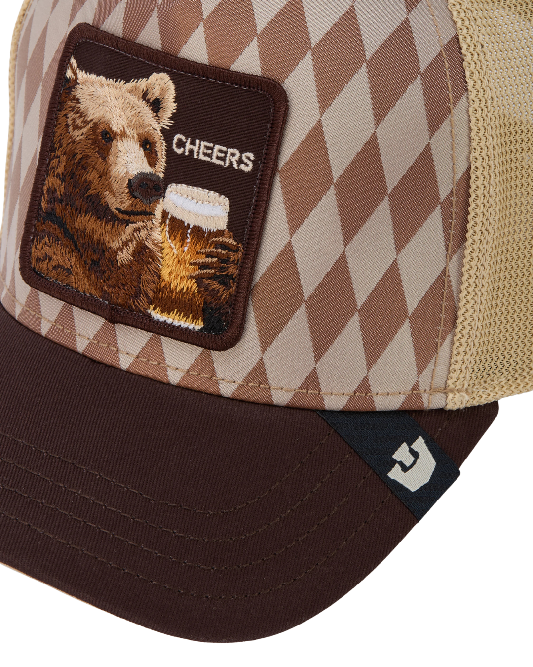 Goorin - Animal Trucker Cap - Cheers - Brown/Beige