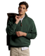 R.M.Williams - Mulyungarie Quarter Zip Sweatshirt - Pine