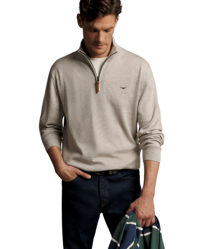 R.M.Williams - Earnest Zip Knit - Tan