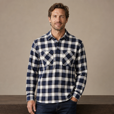Blue, Navy,&nbsp; White Check