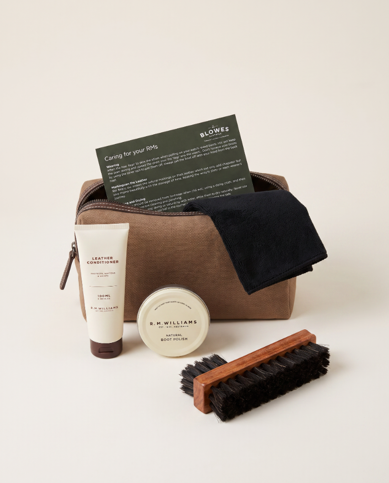 Blowes Clothing - R.M.Williams Leather Boot Care Kit - Natural