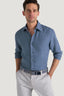 M.J. Bale - Bradfield Linen Shirt - Coastal Indigo