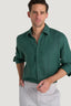 M.J. Bale - Bradfield Linen Shirt - Coastal Pine