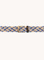 A Fish Named Fred - Braided Stretch Belt - Blue Multi