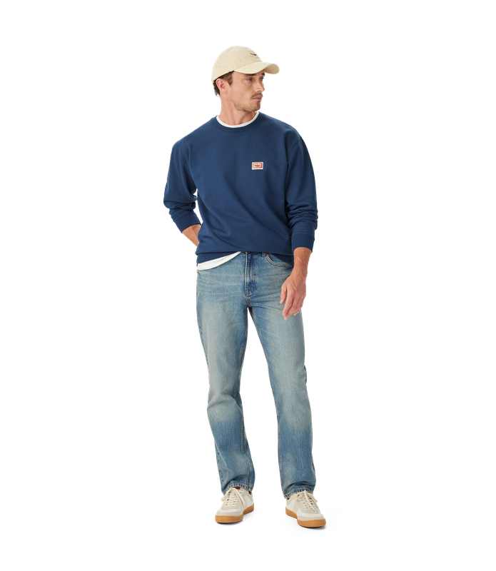 R.M.Williams - Branded Crew Sweatshirt - Vintage Blue