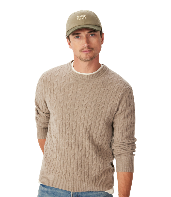 R.M.Williams - Branded Twill Cord Cap - Khaki