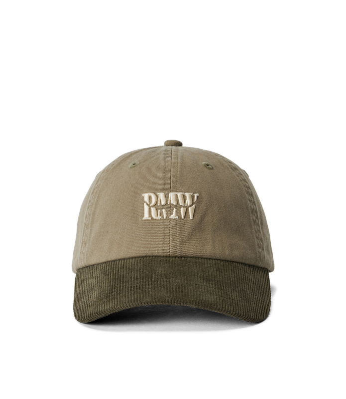R.M.Williams - Branded Twill Cord Cap - Khaki