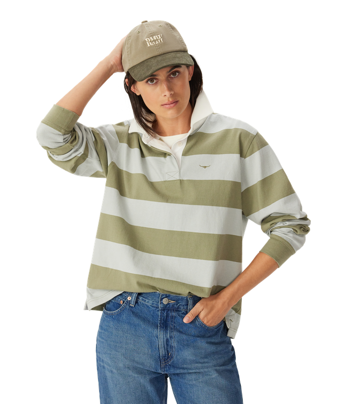 R.M.Williams - Branded Twill Cord Cap - Khaki