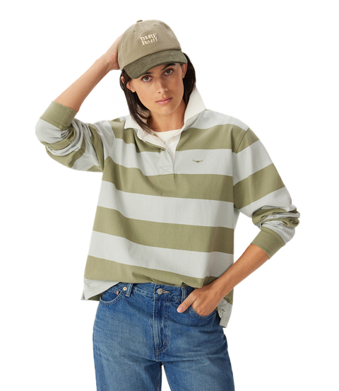 R.M.Williams - Branded Twill Cord Cap - Khaki