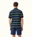 R.M.Williams - Bright Polo - Stripe - Navy/Green/Cream