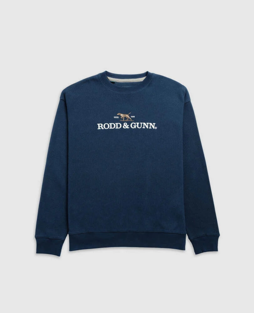 Rodd & Gunn - Bromley Crewneck Jumper - Midnight