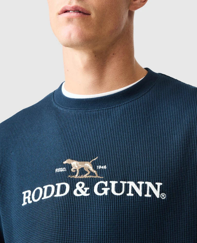 Rodd & Gunn - Bromley Crewneck Jumper - Midnight