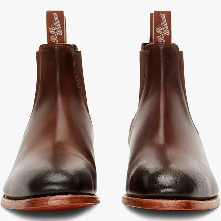 R.M.Williams - Chinchilla Boot - Burnished Leather - Bordeaux - H Fit