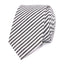 OTAA - Cotton Tie - Chalk Stripe - Black & White