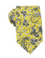 OTAA - Paisley Tie - Yellow with Grey & White