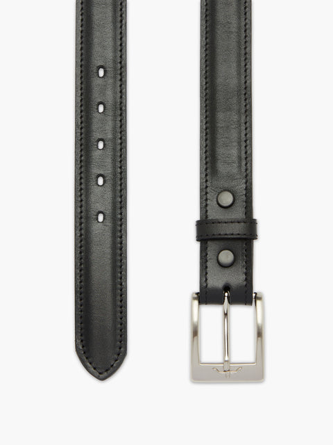 R.M.Williams - Mens Dress Belt - Black