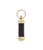 R.M.Williams - Plaited Keyring - Brass Tone Fittings - Black