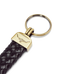 R.M.Williams - Plaited Keyring - Brass Tone Fittings - Black