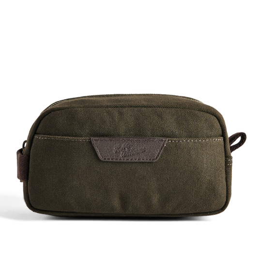 R.M.Williams - Barrenjoey Toiletry Bag - Dark Khaki
