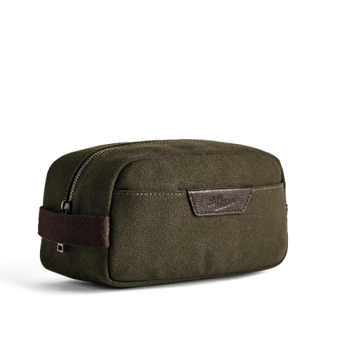 R.M.Williams - Barrenjoey Toiletry Bag - Dark Khaki