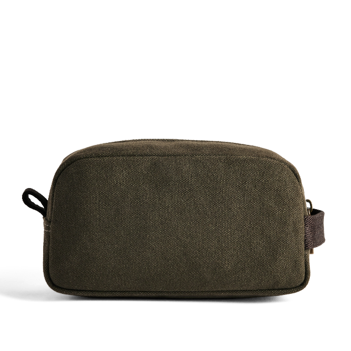 R.M.Williams - Barrenjoey Toiletry Bag - Dark Khaki
