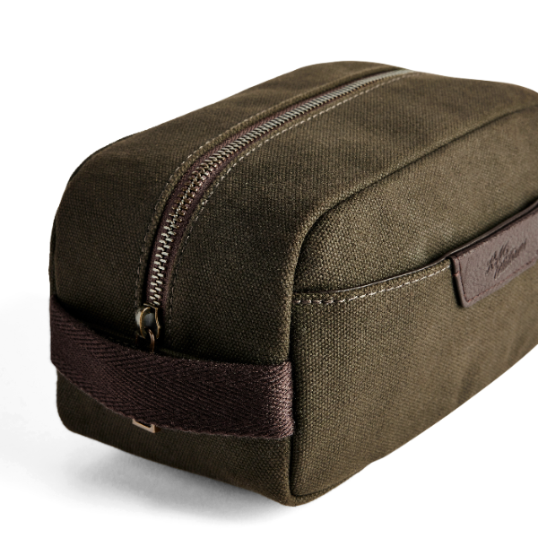 R.M.Williams - Barrenjoey Toiletry Bag - Dark Khaki