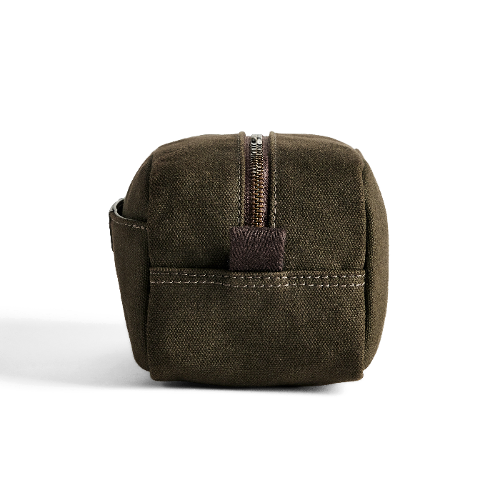 R.M.Williams - Barrenjoey Toiletry Bag - Dark Khaki