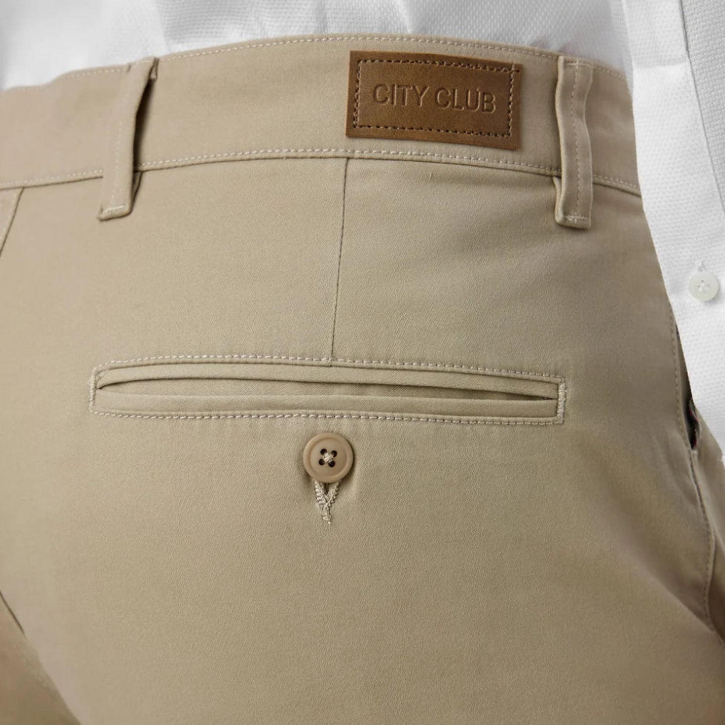City Club - Hammond Stetch Chino - Sand - MULTIBUY