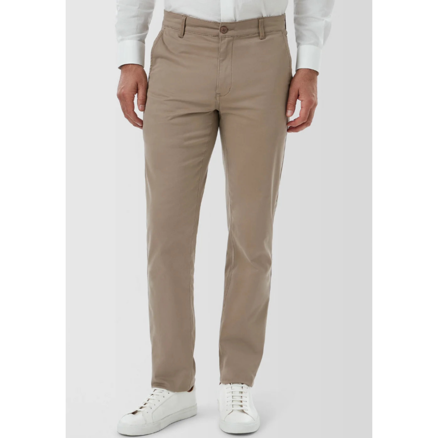 City Club - Hammond Stretch Chino - Tan - MULTIBUY