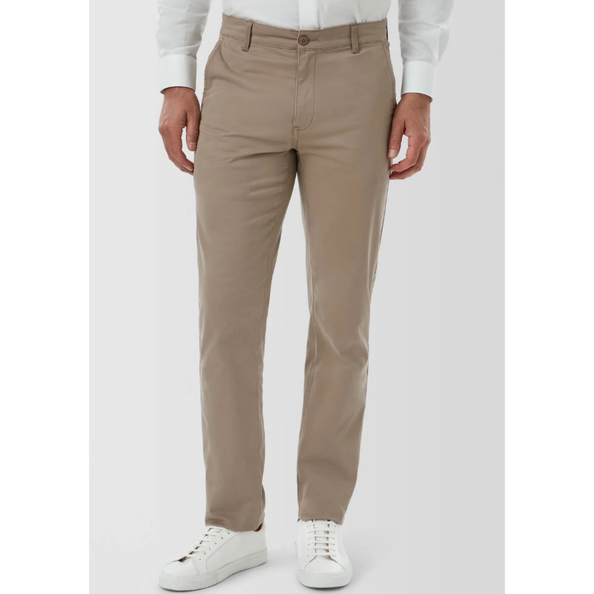 City Club - Hammond Stretch Chino - Tan - MULTIBUY