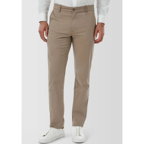City Club - Hammond Stretch Chino - Tan - MULTIBUY
