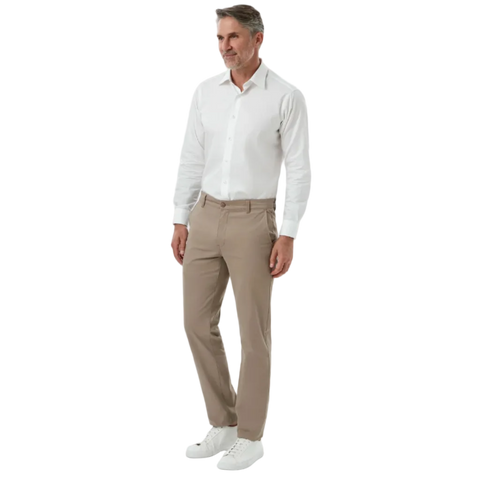 City Club - Hammond Stretch Chino - Tan - MULTIBUY