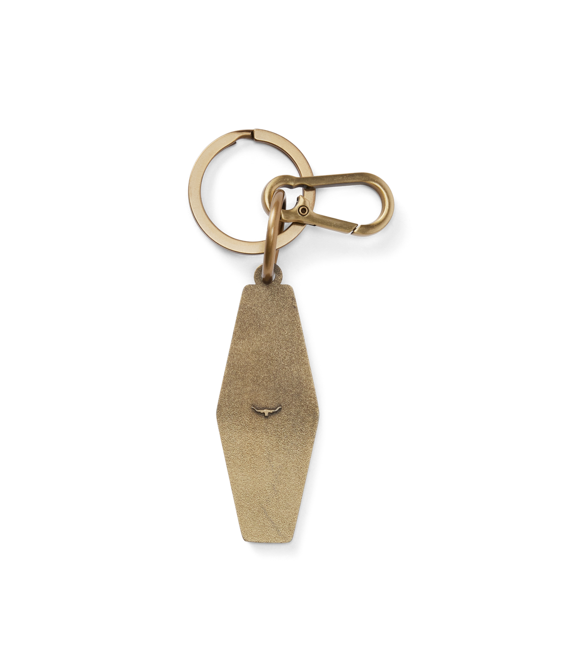 R.M.Williams - Rope Logo Enamel Keyring - Pine featuring a sleek enamel finish and iconic rope logo.