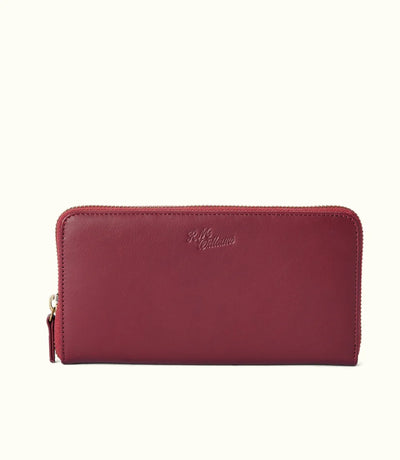 R.M.Williams - Singleton Zip Wallet - Cranberry