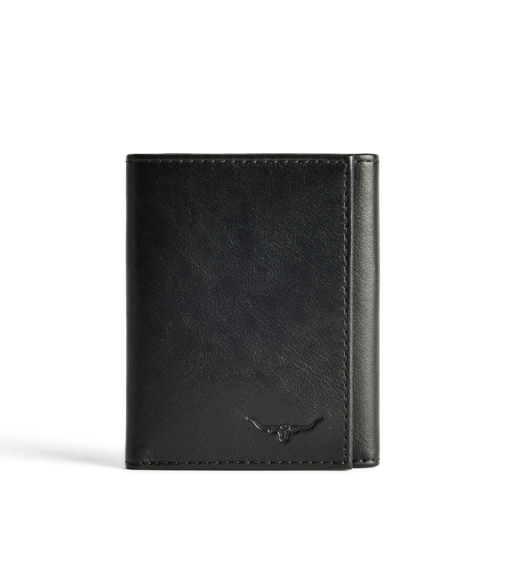 R.M.Williams - Kangaroo Small Trifold Wallet - Black